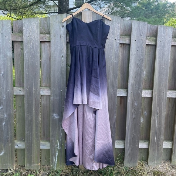 Badgley Mischka
Black Ombre High Low Gown - Picture 5 of 10